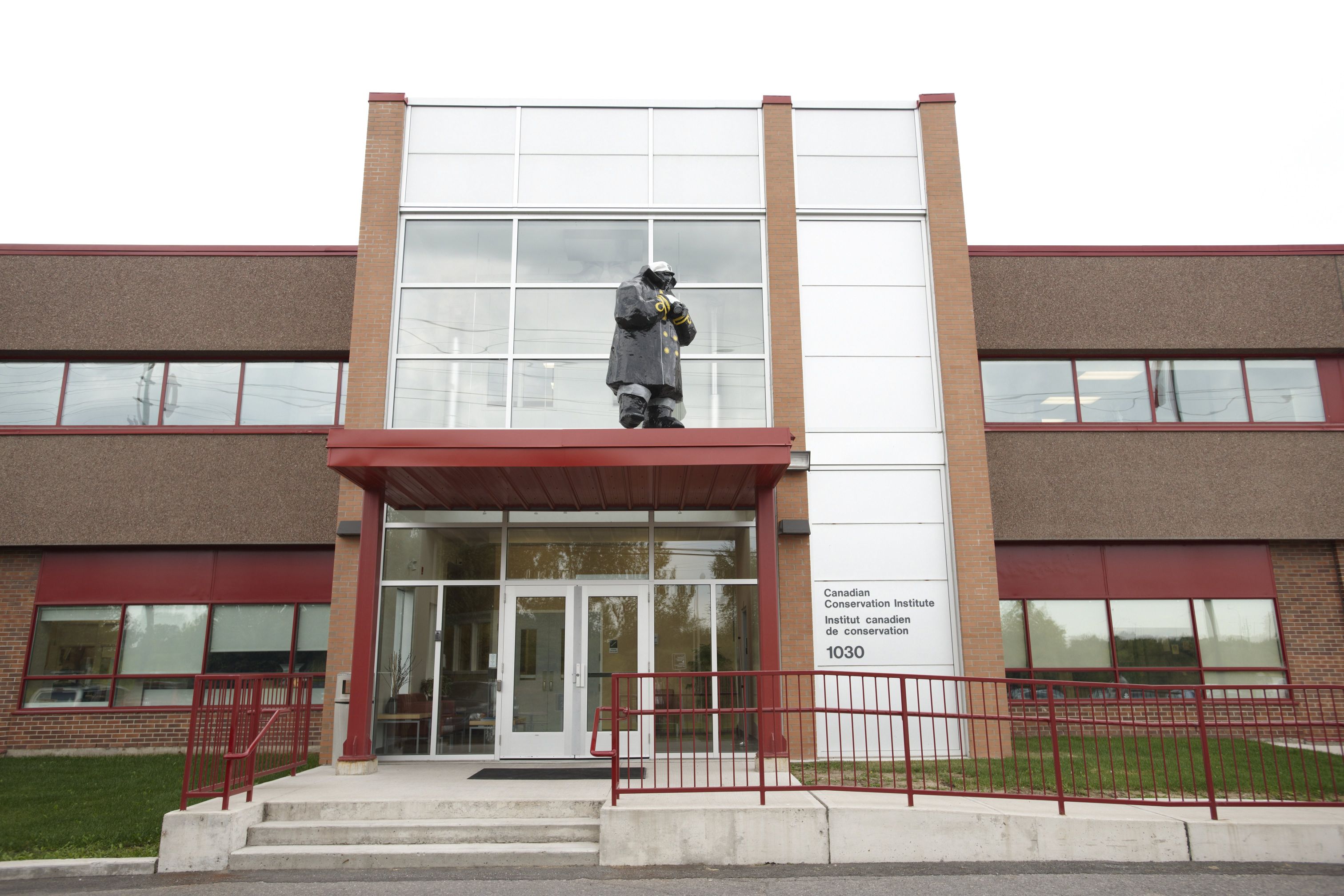 Exterior view of a fully secure, climate-controlled laboratory building.